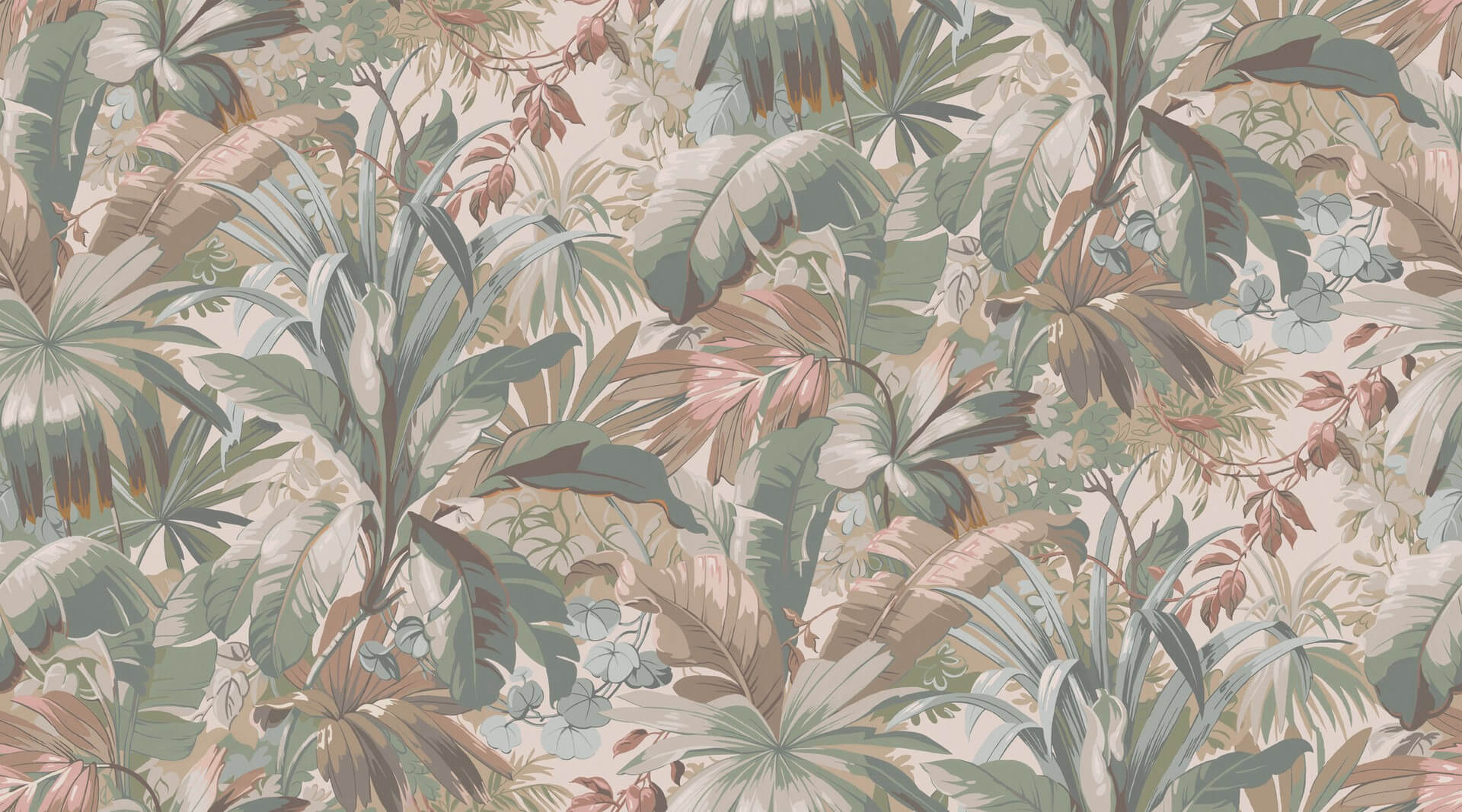 Mural egzotyczne rośliny Boras Tapeter Studio Palm Leaf 9442W