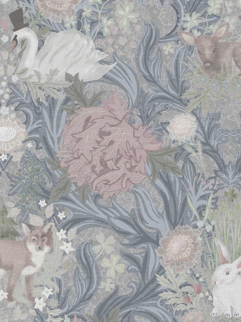 Mural zwierzęta i rośliny Boras Tapeter Studio Swanlake 9449W