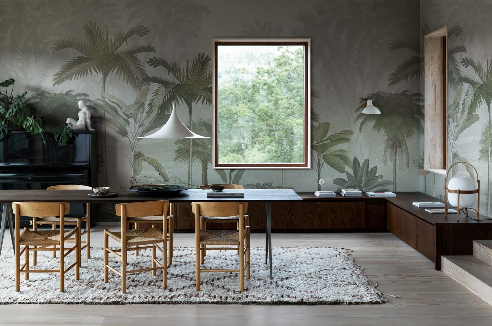 Mural egzotyczny krajobraz Boras Tapeter Studio Vintage Palms 9454W