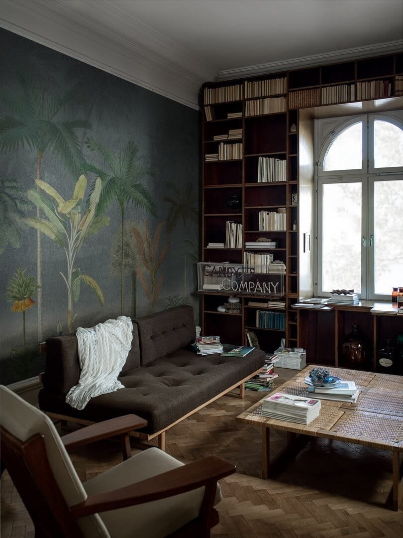 Mural egzotyczny krajobraz Boras Tapeter Studio Vintage Palms 9455W