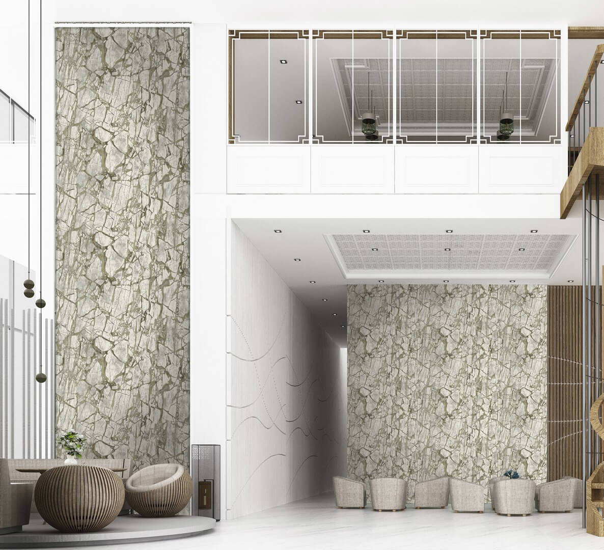 Tapeta jak marmur Decori & Decori 84603 Carrara 3 - 106cm szer.