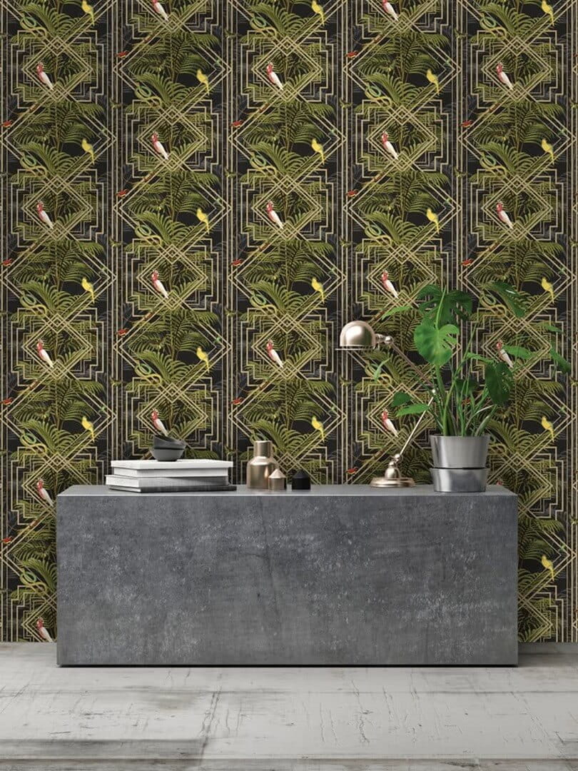 Tapeta w stylu art-deco Holden 90362 Akello Cascading Gardens