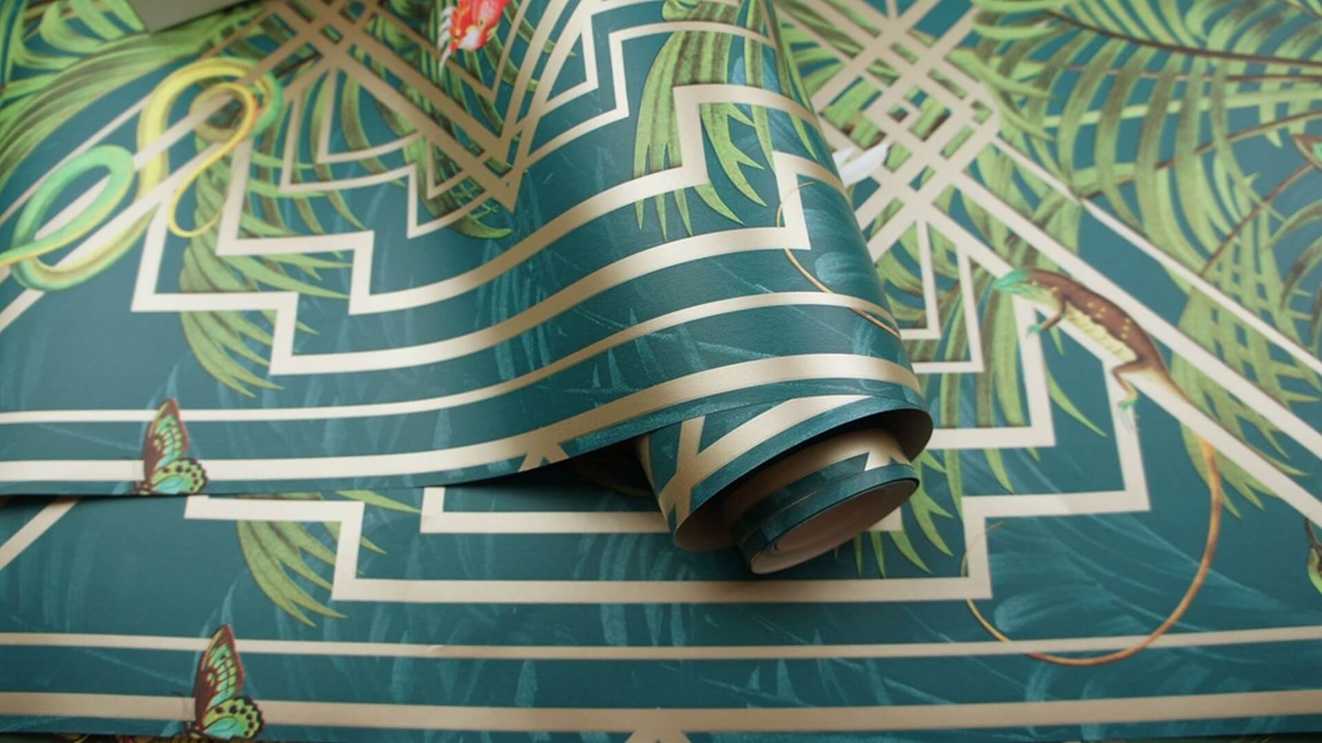 Tapeta w stylu art-deco Holden 91460 Akello Cascading Gardens