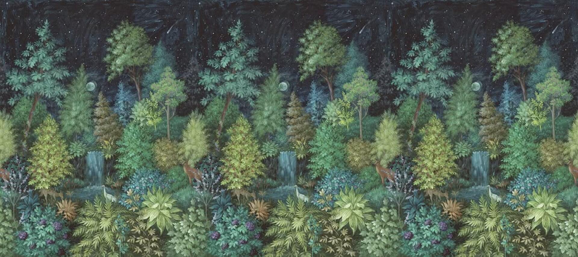 Mural leśny krajobraz Holden 99356 Twilight Cascading Gardens