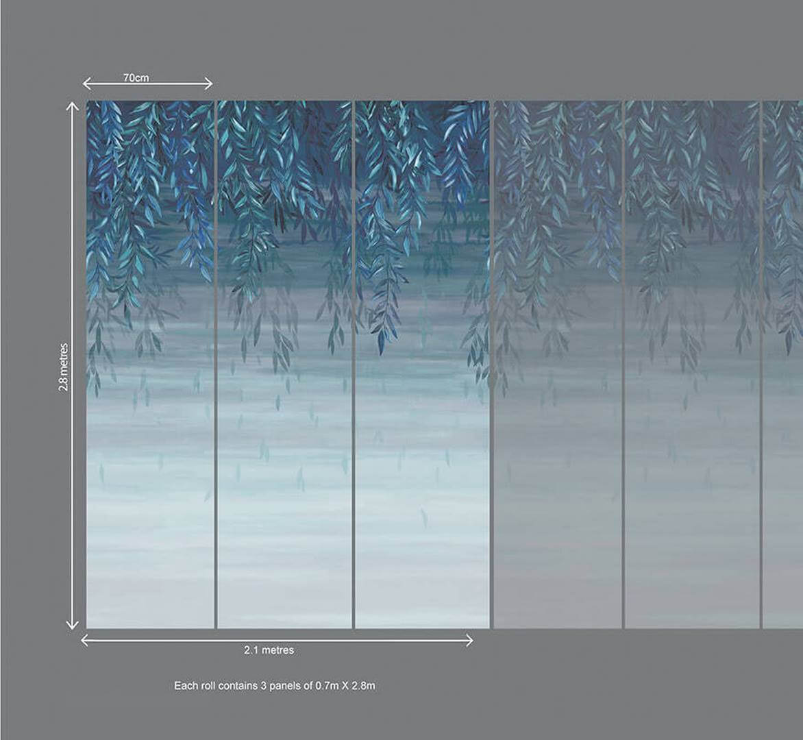 Mural botaniczny ombre Holden 99357 Sophora Cascading Gardens