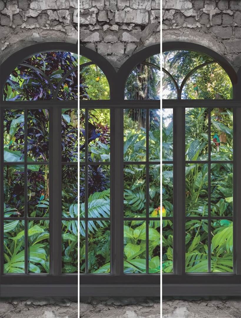 Mural tropikalny ogród Holden 99358 Namosi Cascading Gardens