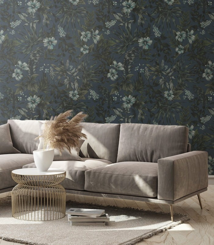 Mural kwiaty Wallcolors Darkness Green Medicine