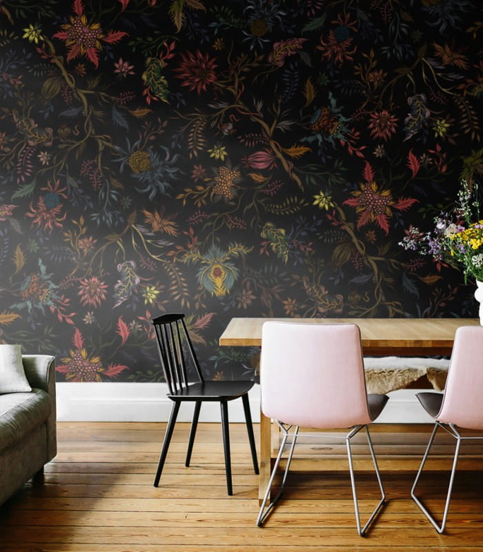 Mural roślinny Wallcolors Night Flowers Medicine