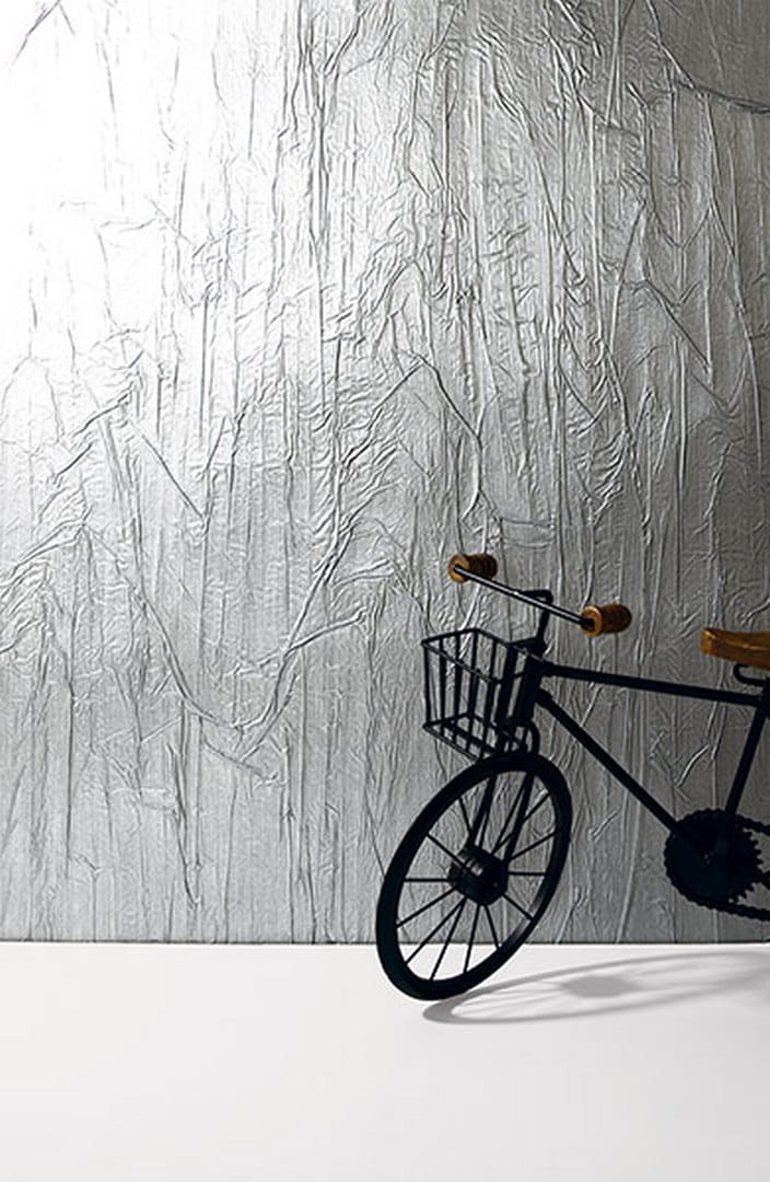 Tapeta jak plisowana tkanina metaliczna Carl Robinson CR82810 Queensville Loft 17