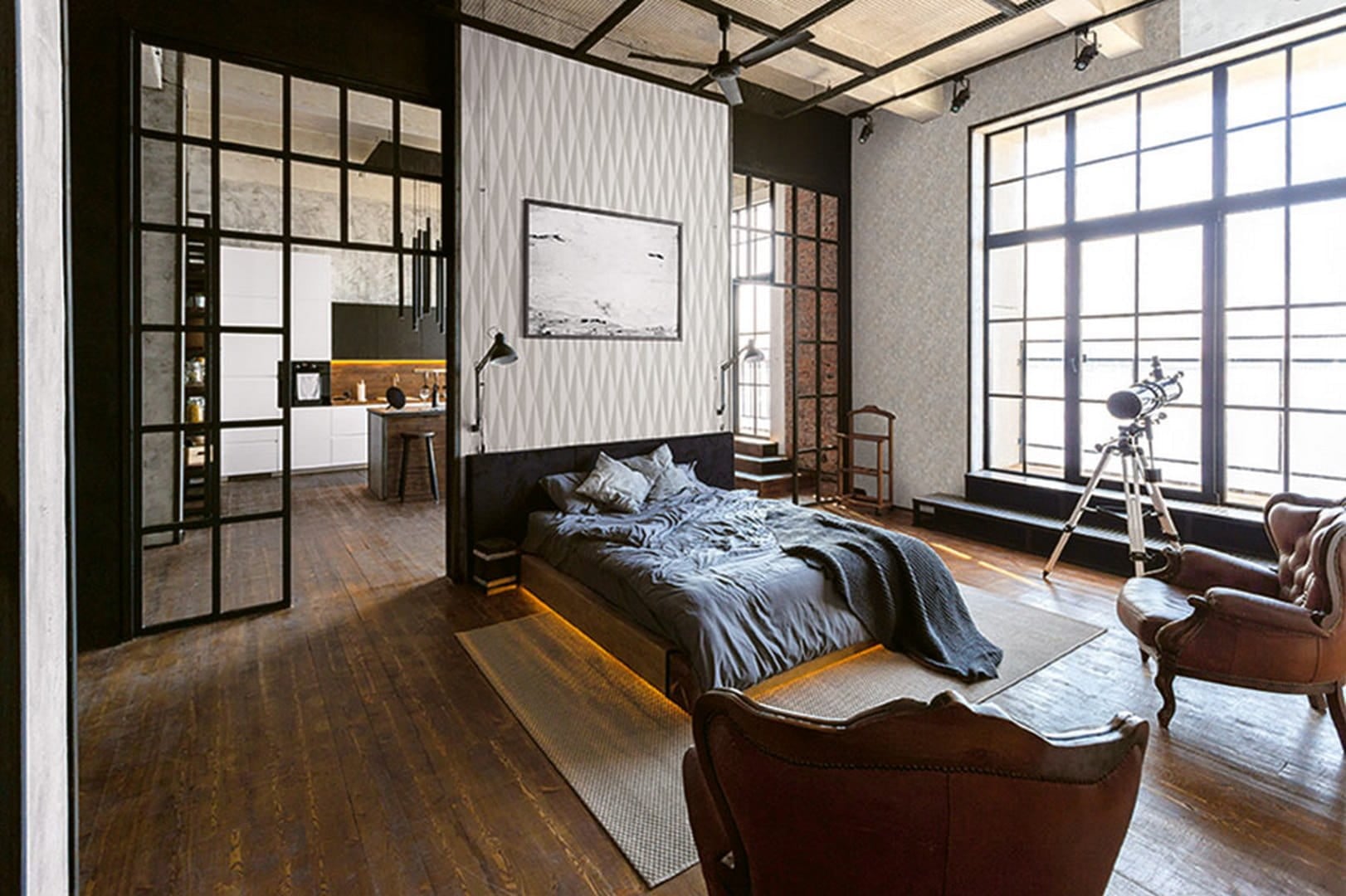 Tapeta geometryczna romby Carl Robinson CR82902 Queensway Loft 17