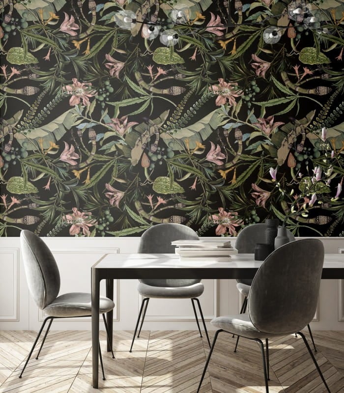 Mural botaniczny Wallcolors Dark Forest Dzień Dobry