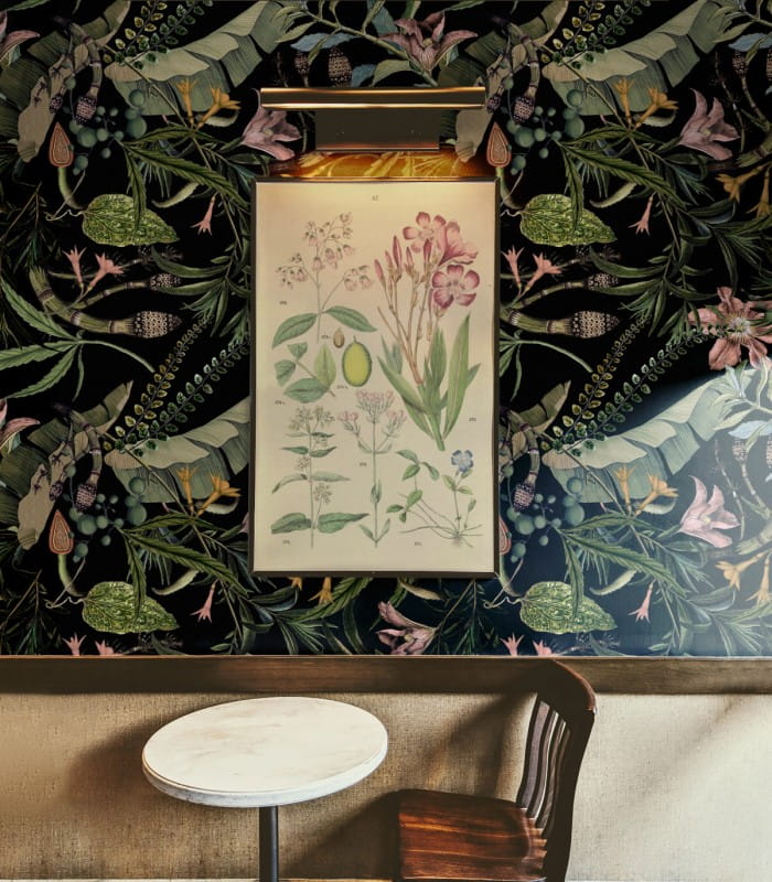 Mural botaniczny Wallcolors Dark Forest Dzień Dobry