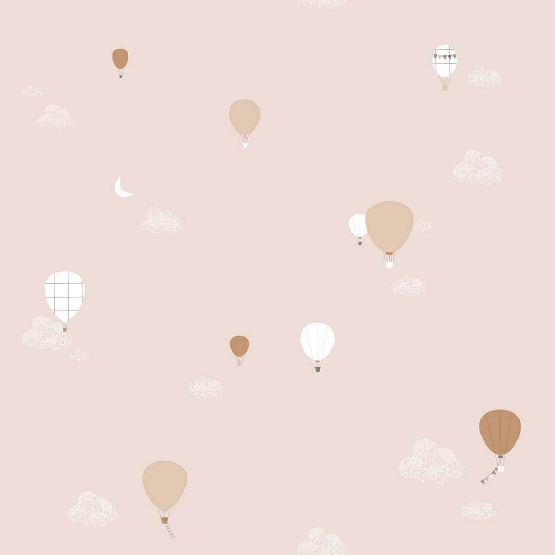 Tapeta balony na ogrzane powietrze ICH Wallpaper 7001-3 Montgolfieres Noa