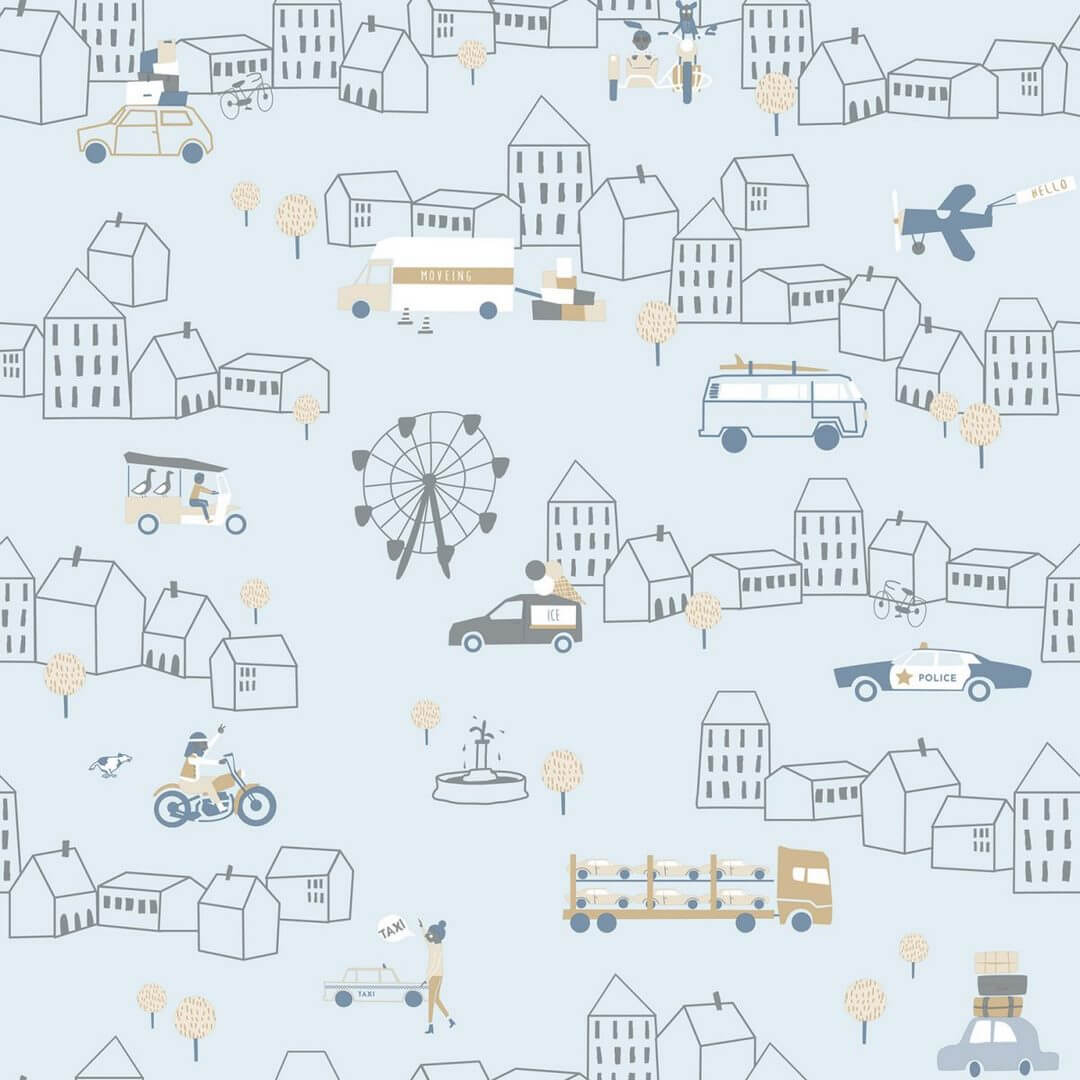 Tapeta pojazdy ICH Wallpaper 7002-1 Traffic Noa