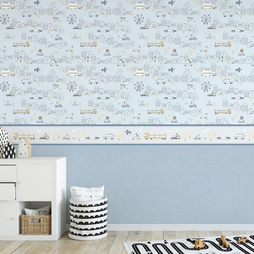 Border pojazdy ICH Wallpaper 7502-1 Traffic Noa