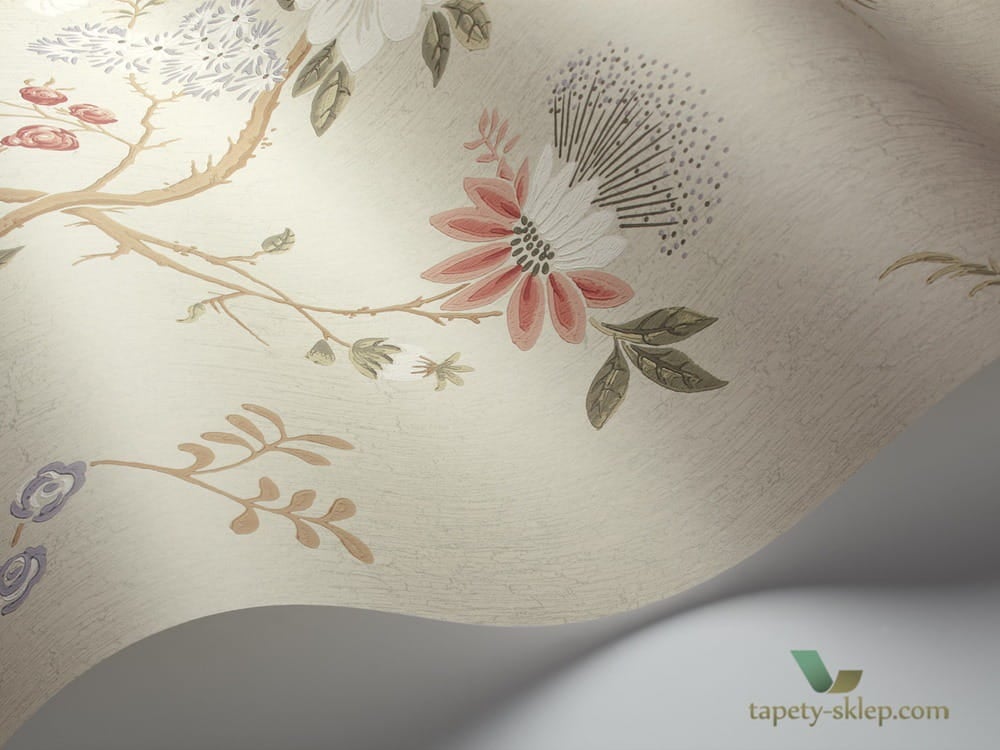 Tapeta kwiatowe pnącza Cole&Son Camellia 115/8024 Botanical Botanica