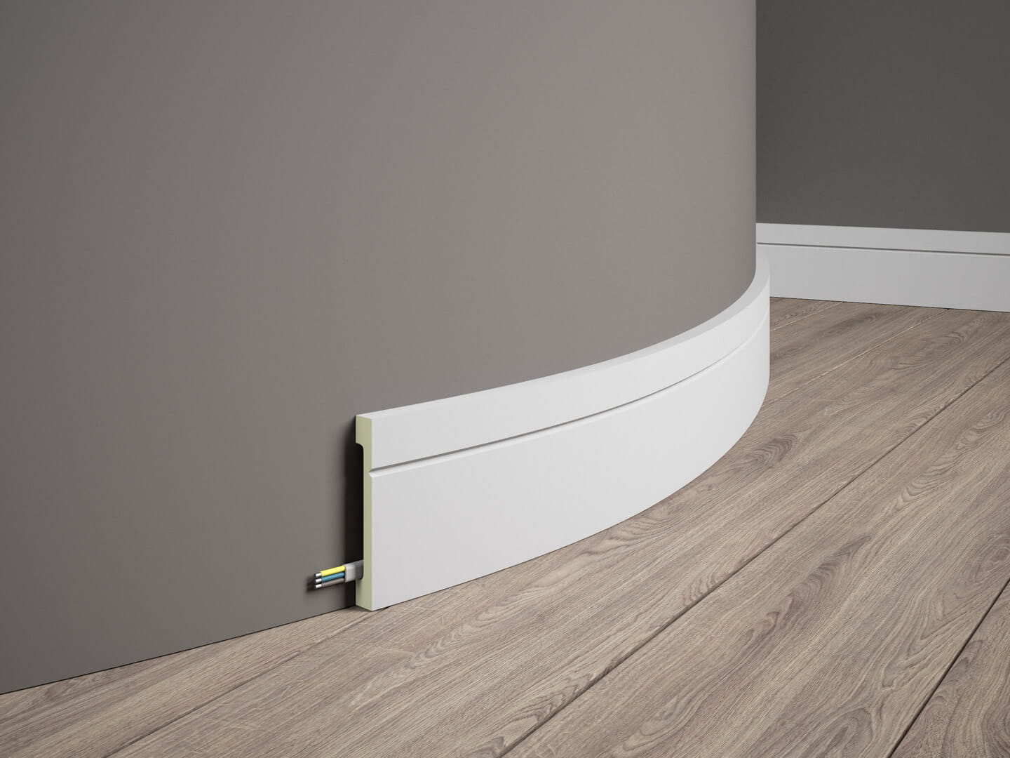 Listwa podłogowa elastyczna MD356F Mardom Decor wys. 11cm