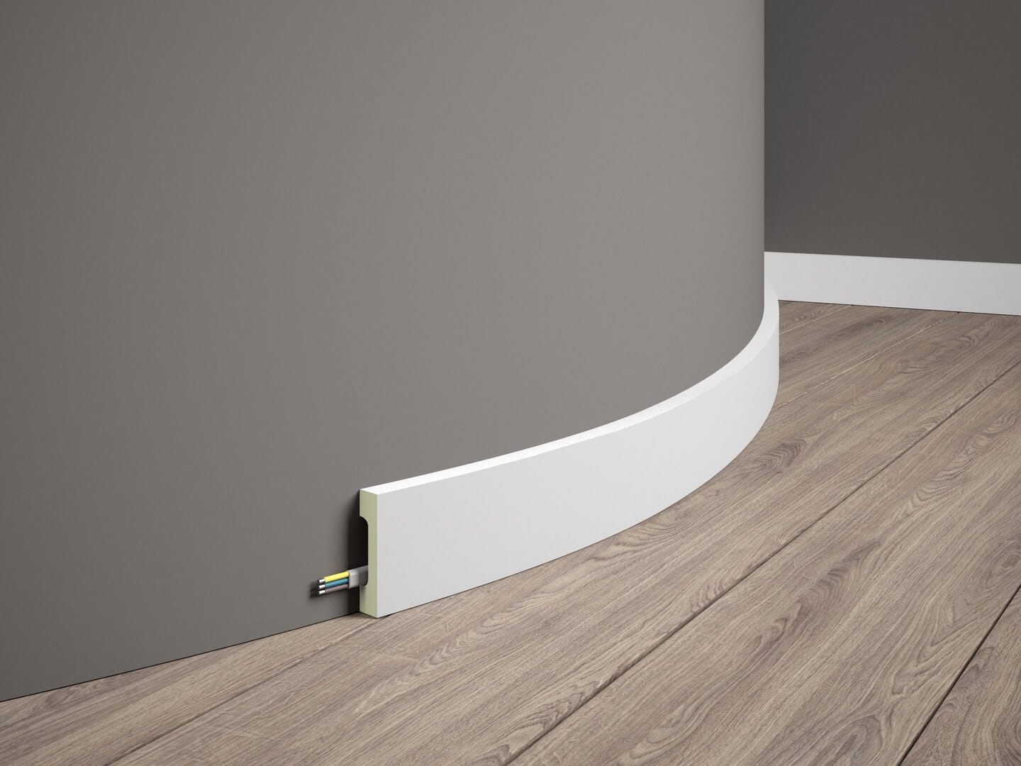 Listwa podłogowa elastyczna MD359F Mardom Decor wys. 7cm