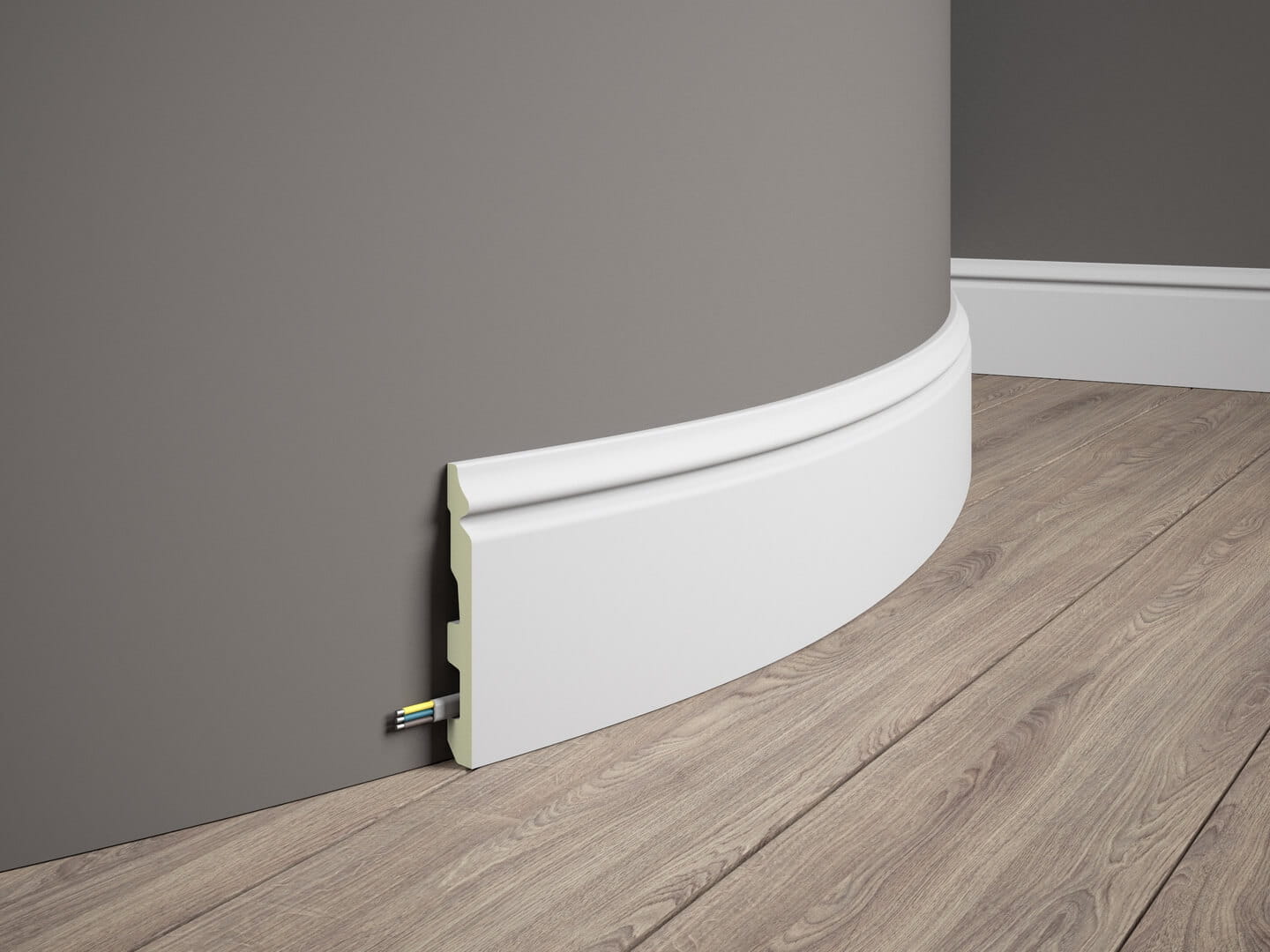 Listwa podłogowa elastyczna MD360F Mardom Decor wys. 13,7cm