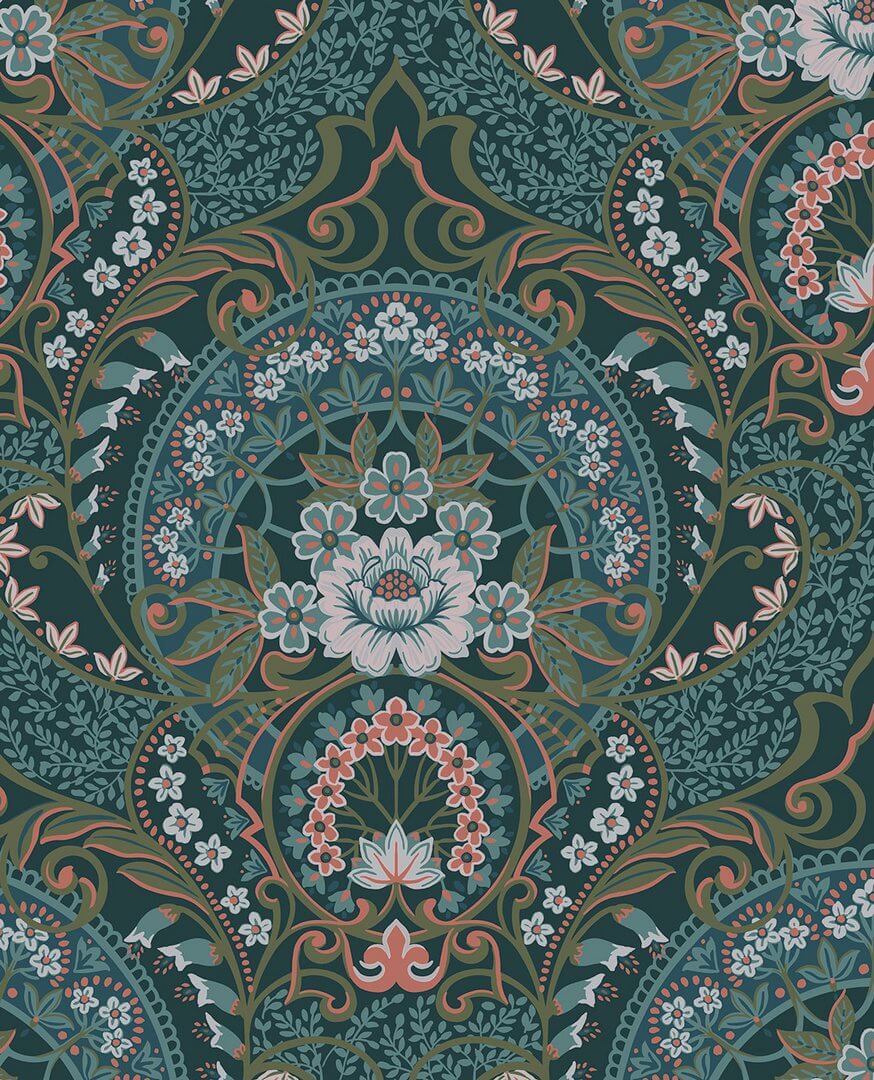 Tapeta roślinny ornament Eijffinger 316015 Posy