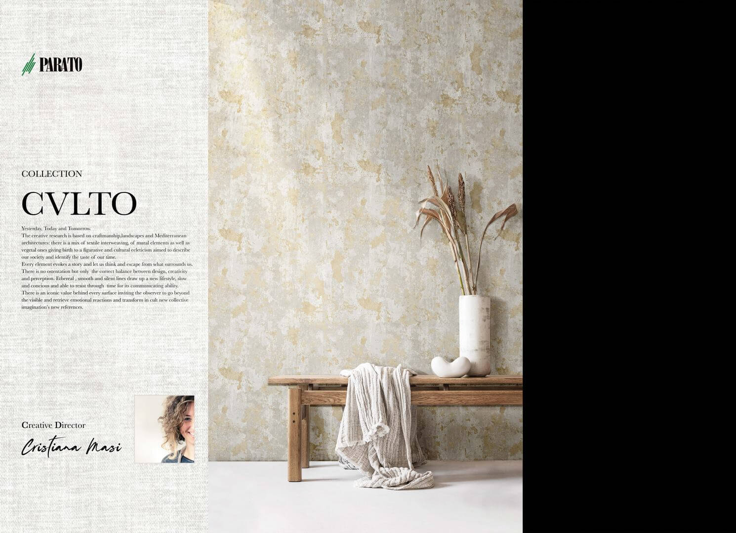 Tapeta betonowa przecierka Cristiana Masi 21171 Cvlto