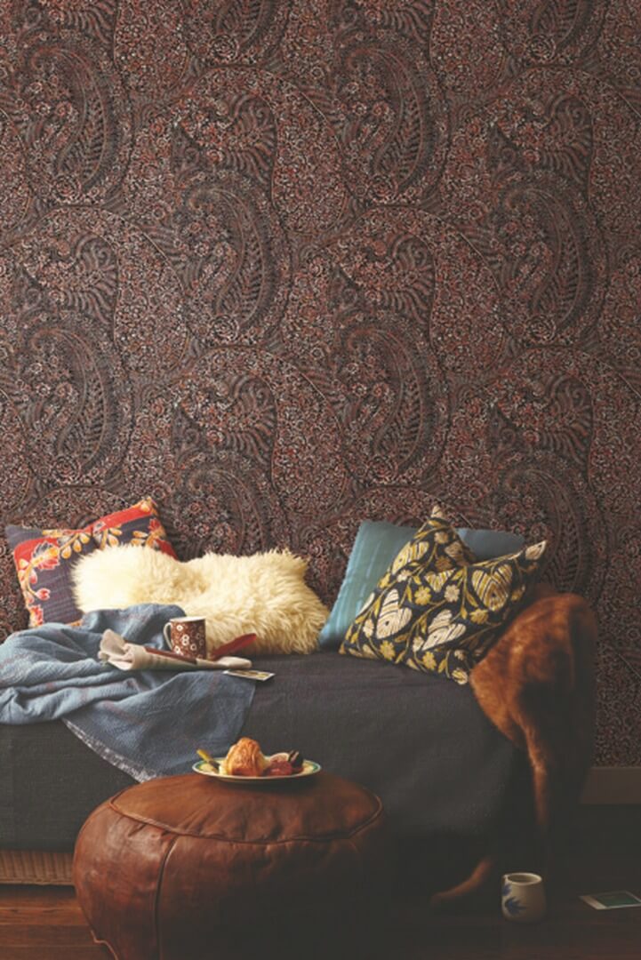 Tapeta orientalny ornament Paisley York Antonina Vella BO6651 Kashmir Dreams Paisley Boho Luxe