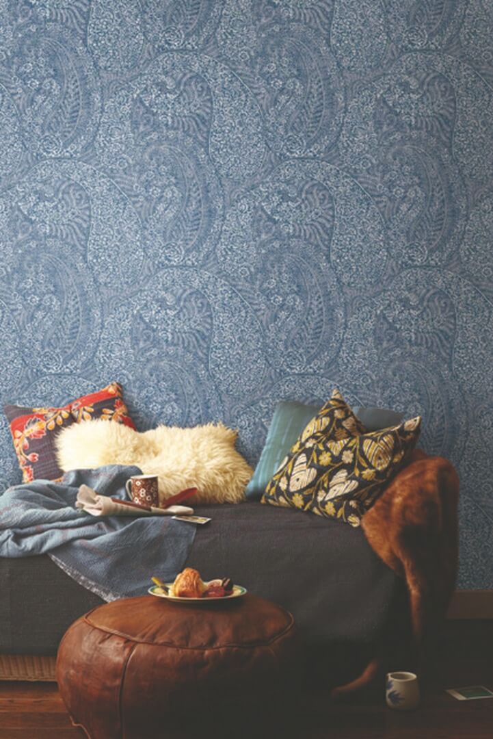 Tapeta orientalny ornament Paisley York Antonina Vella BO6655 Kashmir Dreams Paisley Boho Luxe