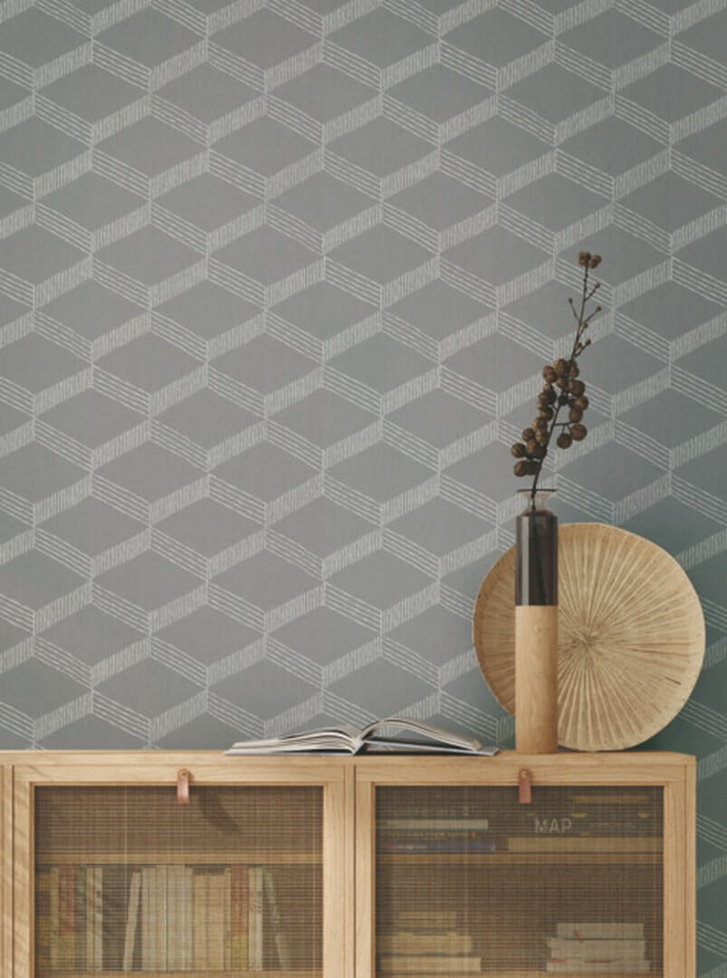 Tapeta geometryczna York Antonina Vella BO6722 Palisades Paperweave Boho Luxe
