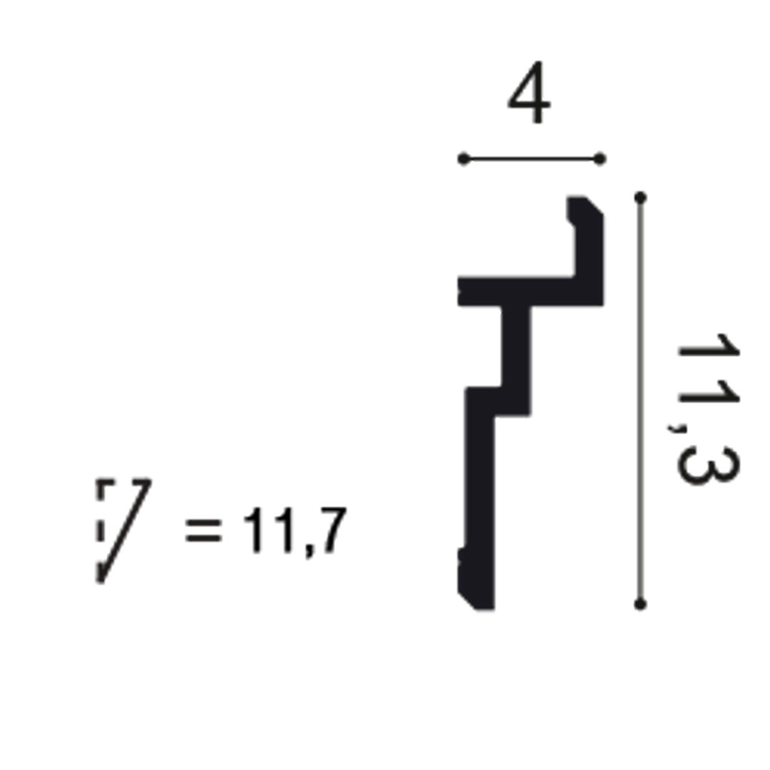 Listwa sufitowa CX196 Orac Decor wys. 11,3cm
