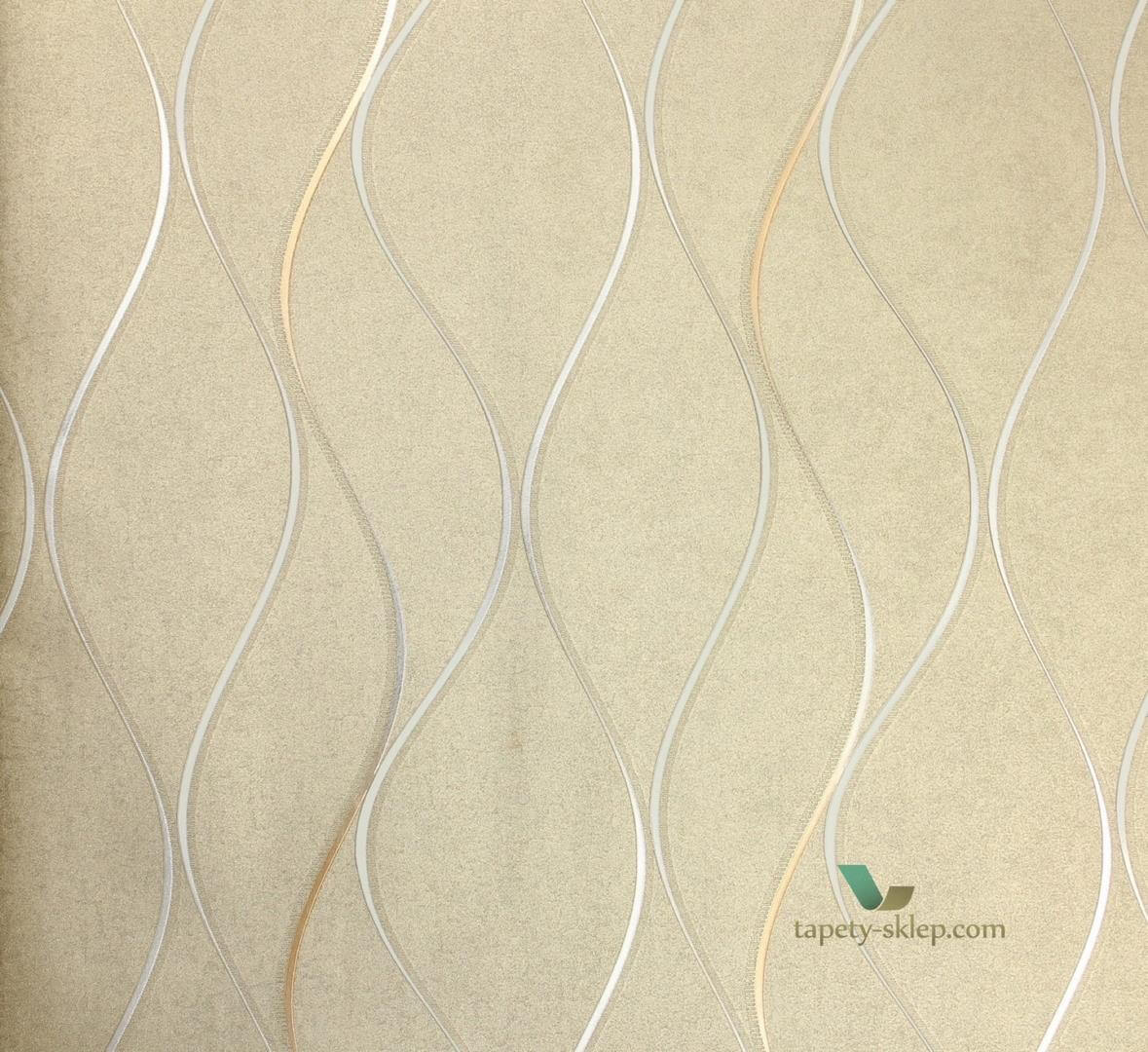 Tapeta pofalowane linie York Antonina Vella Y6201406 Wavy Stripe Dazzling Dimensions II