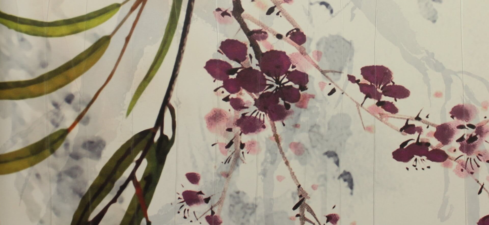 Mural roślinne pnącza plisowany Marburg 63453 Crush Motion