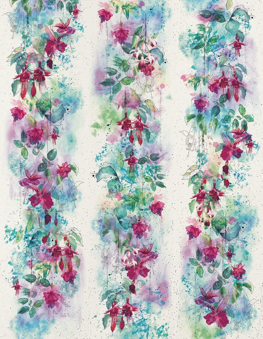 Mural plisowany kwiaty Marburg 63464 Crush Motion