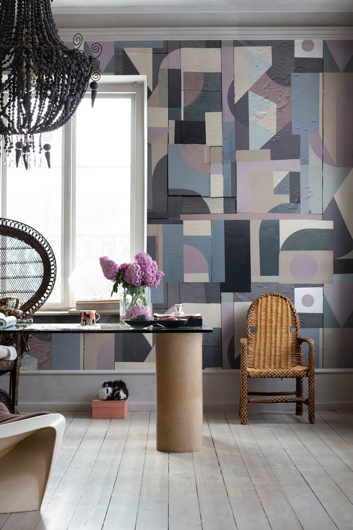 Fototapeta geometryczna Rebel Walls R19292 My Favourite Color Pastel Mic Linder