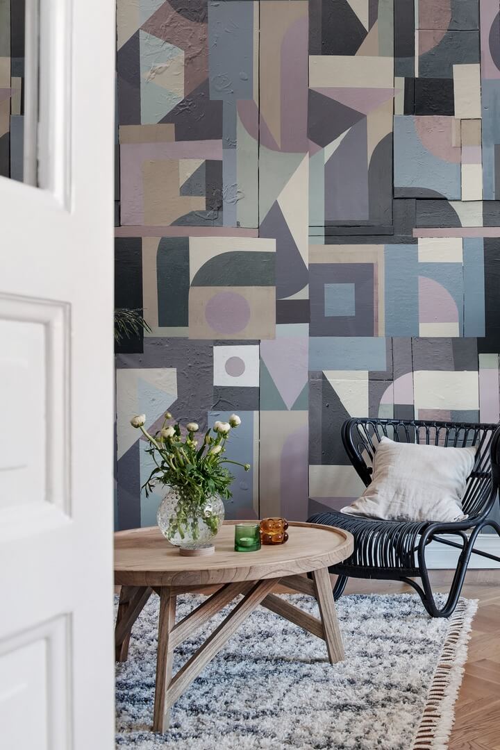 Fototapeta geometryczna Rebel Walls R19292 My Favourite Color Pastel Mic Linder