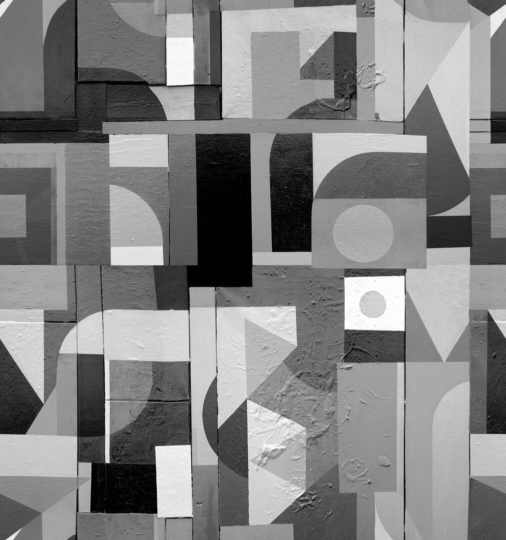 Fototapeta geometryczna Rebel Walls R19293 My Favourite Color Graphite Mic Linder