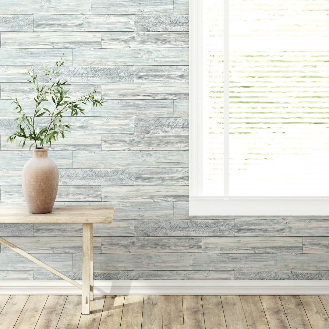 Tapeta tekstylna imitująca deski Wallquest JC30102 GrassEffects 2