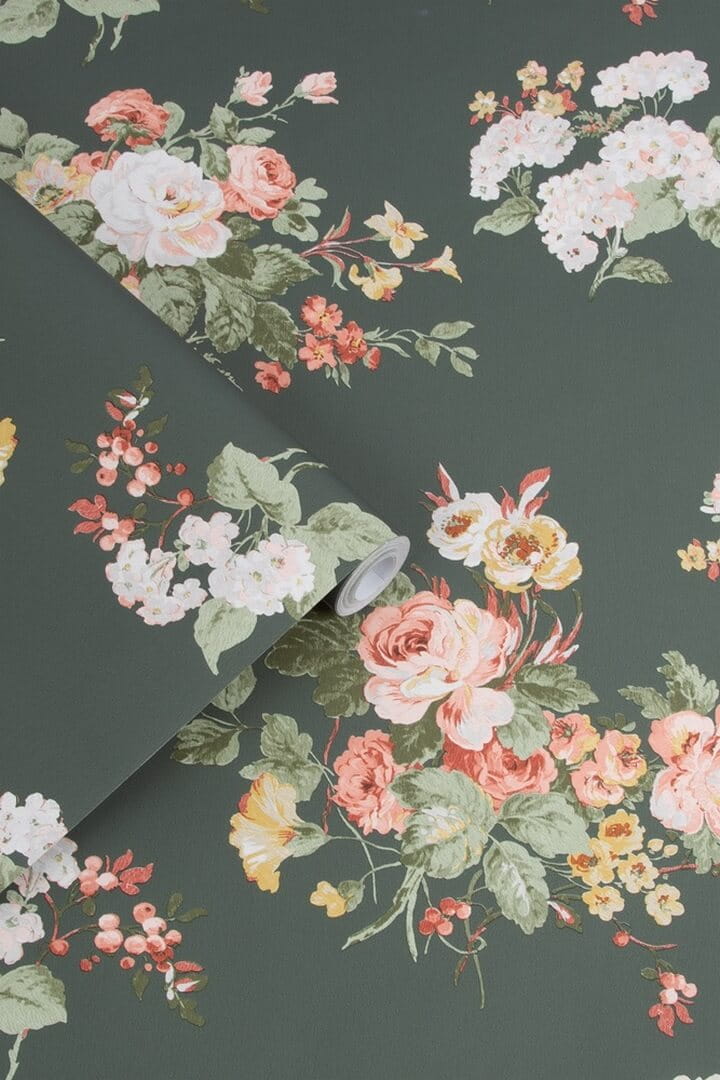 Tapeta bukiety kwiatów Laura Ashley 114896 Rosemore Volume II
