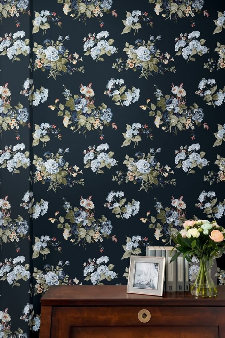 Tapeta bukiety kwiatów Laura Ashley 114898 Rosemore Volume II