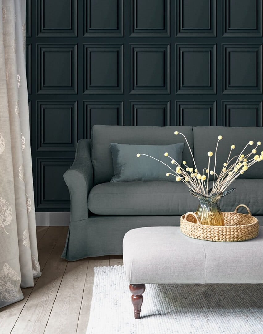 Tapeta jak boazeria Laura Ashley 114906 Redbrook Wood Panel Volume II