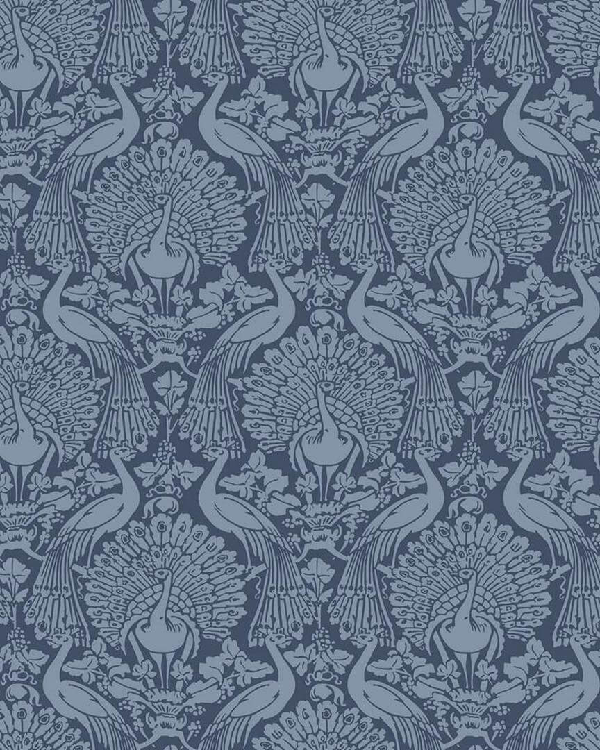 Tapeta pawie Laura Ashley 114910 Peacock Damask Volume II