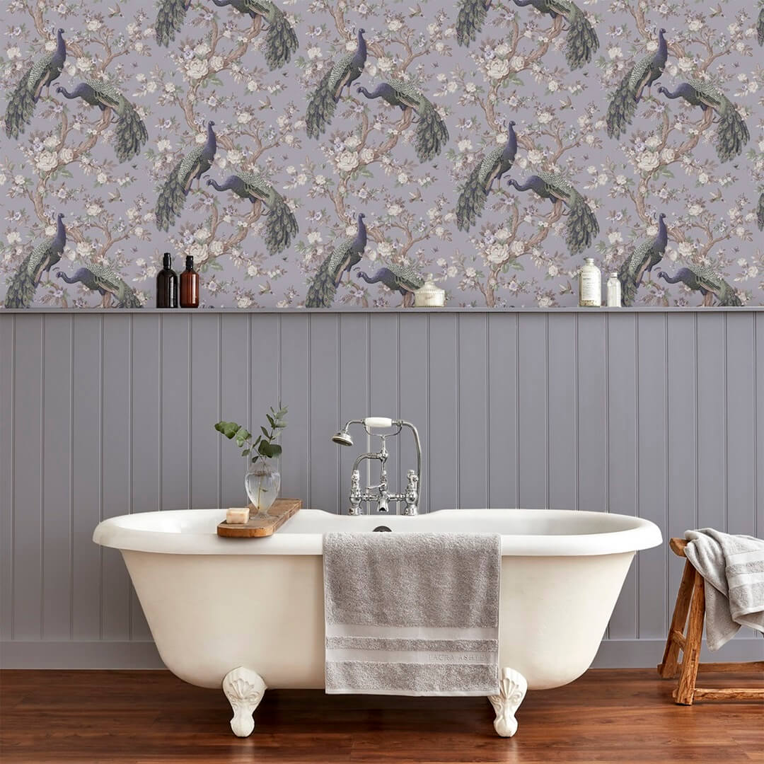 Tapeta rośliny i pawie Laura Ashley 115253 Belvedere Volume II
