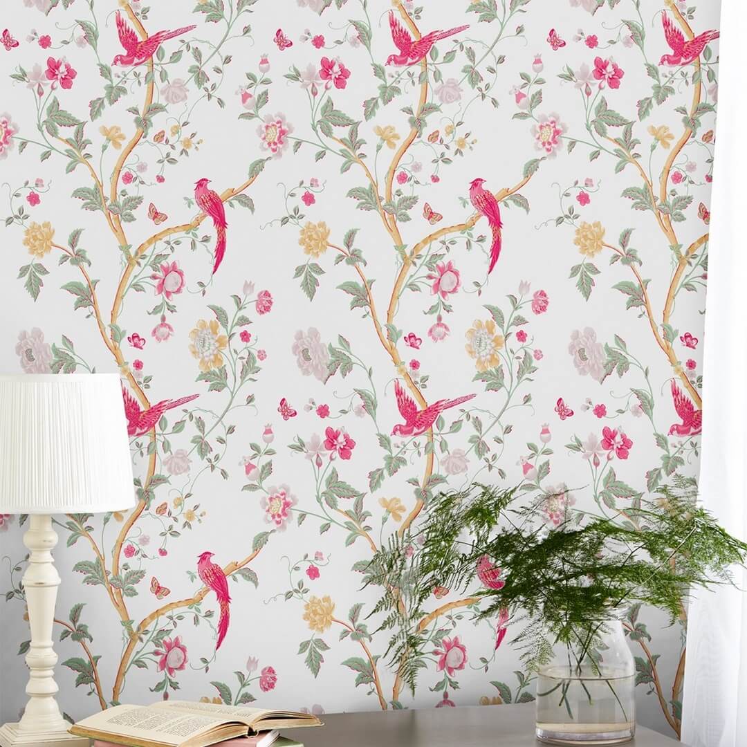 Tapeta w stylu chinoiserie Laura Ashley 115254 Summer Palace Volume II