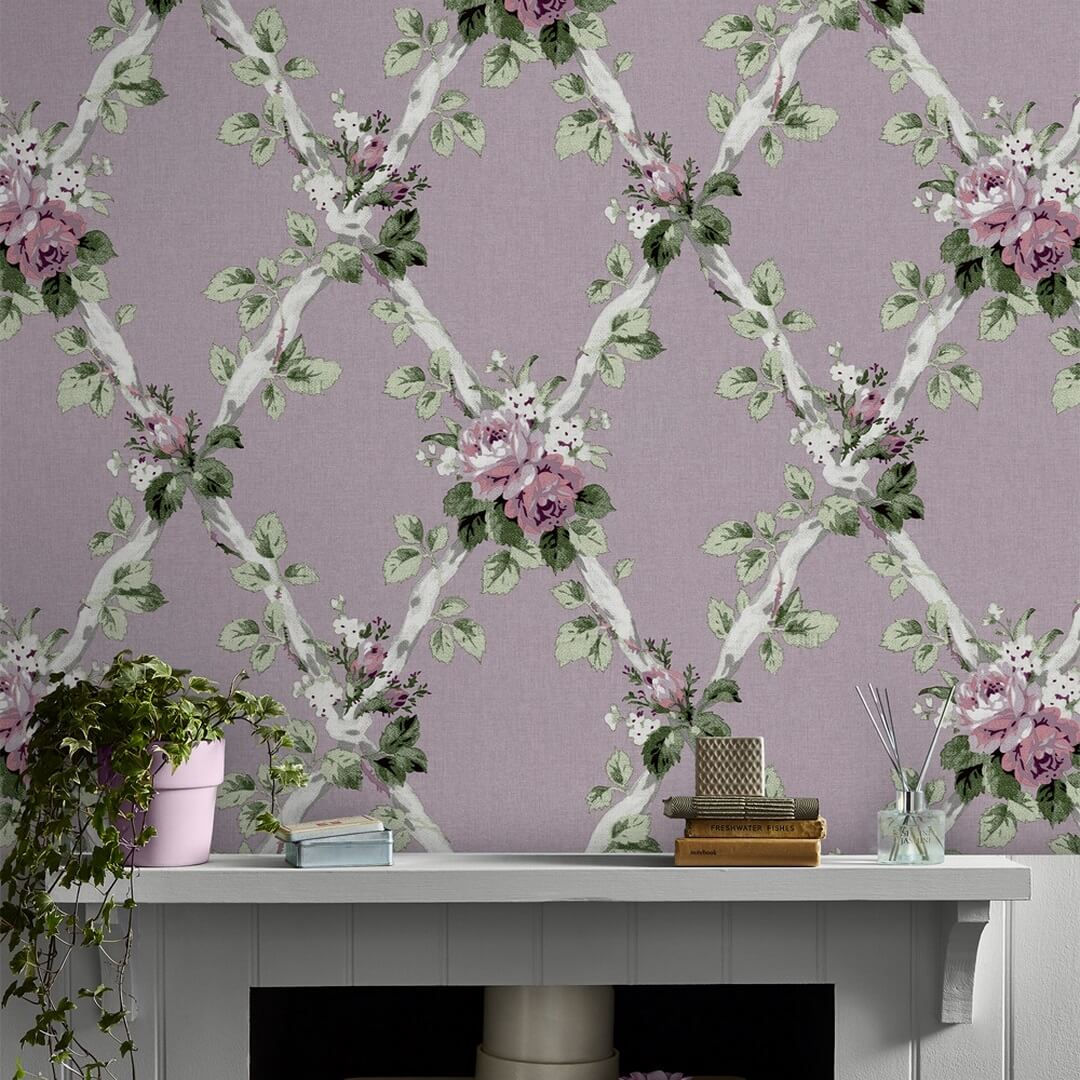 Tapeta kwietny trejaż Laura Ashley 115266 Elwyn Volume II