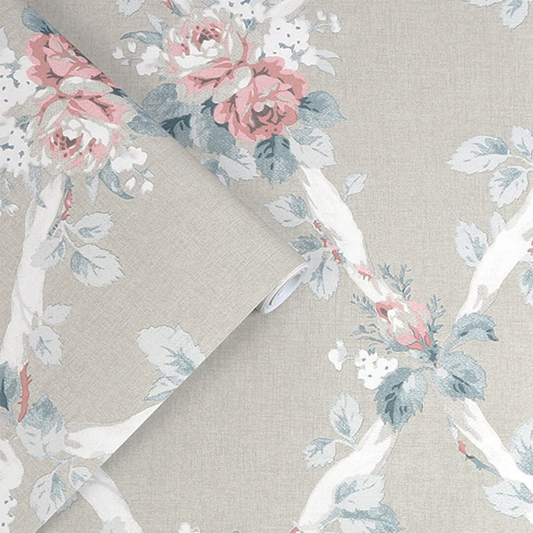 Tapeta kwietny trejaż Laura Ashley 115267 Elwyn Volume II