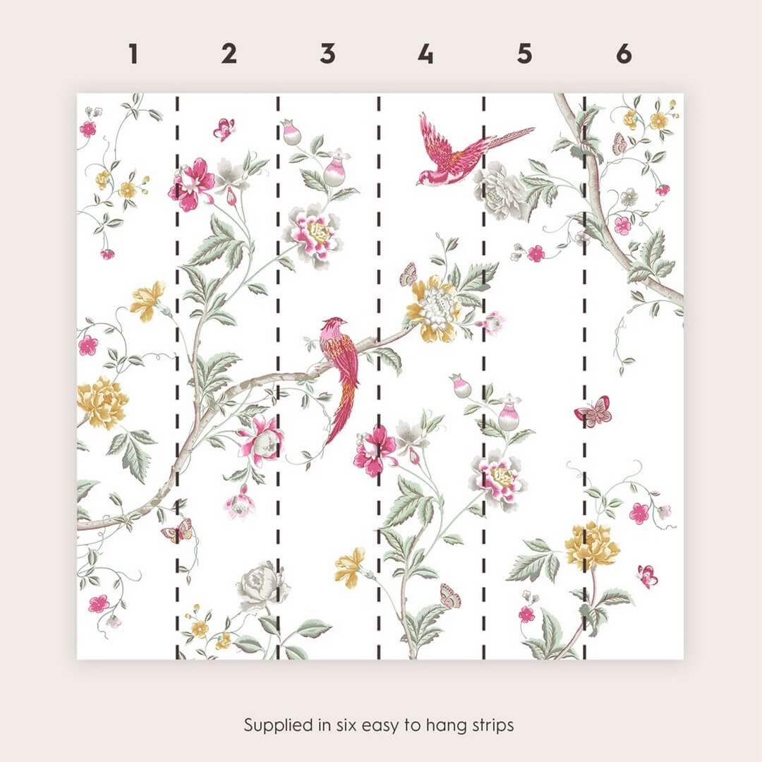 Mural w stylu chinoiserie Laura Ashley 115274 Summer Place Volume II