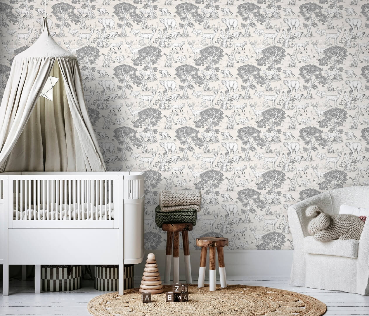 Tapeta leśne zwierzęta Marburg 45809 Kids Walls Little Adventures