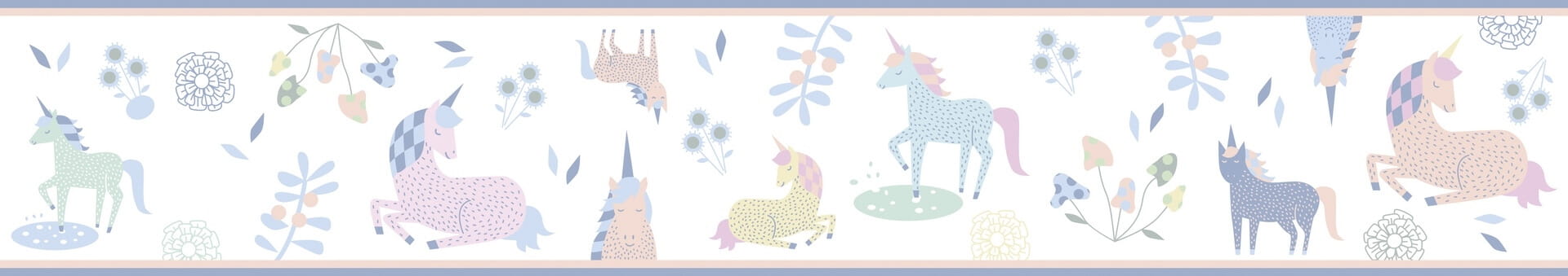 Border jednorożce Marburg 45824 Kids Walls Little Adventures