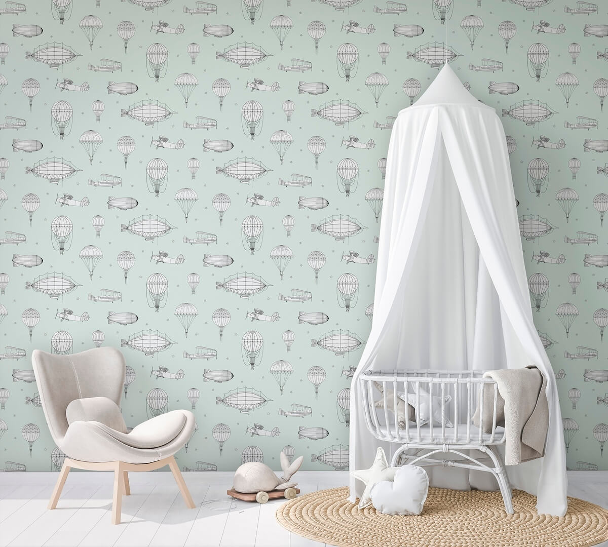 Tapeta latające maszyny Marburg 45825 Kids Walls Little Adventures