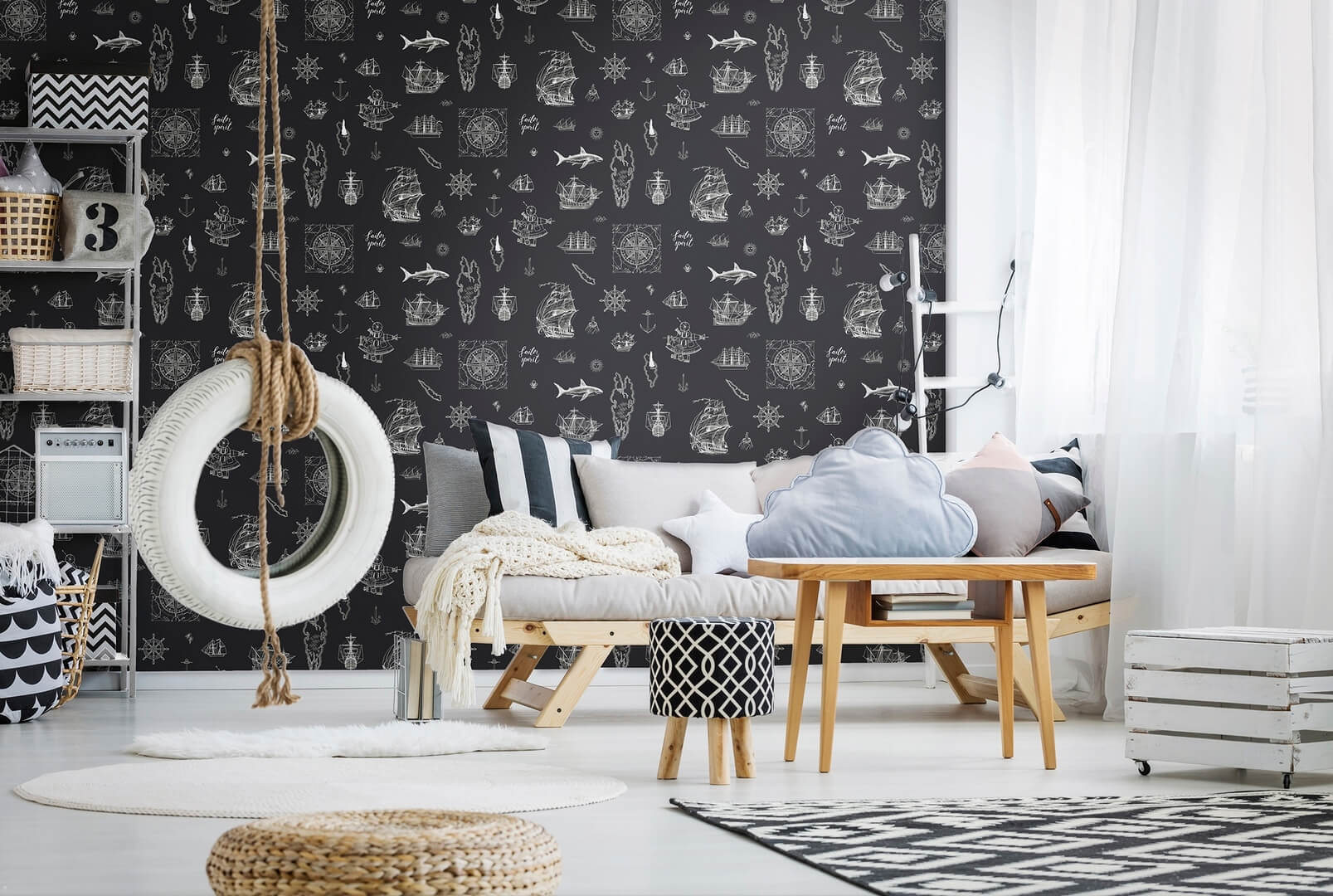 Tapeta marynistyczna Marburg 45842 Kids Walls Little Adventures