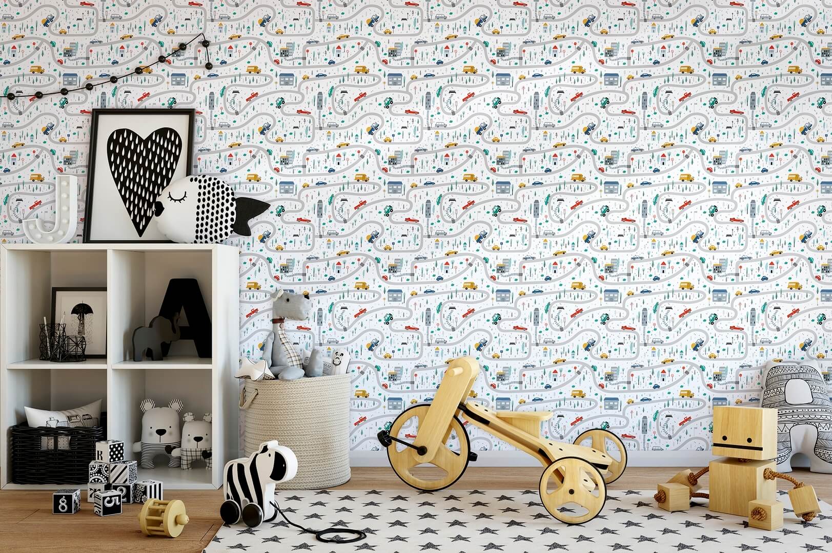 Tapeta samochody Marburg 45844 Kids Walls Little Adventures